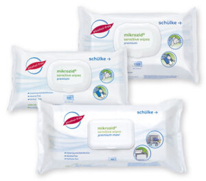 Schülke mikrozid sensitive wipes premium Flächen-Schnelldesinfektion