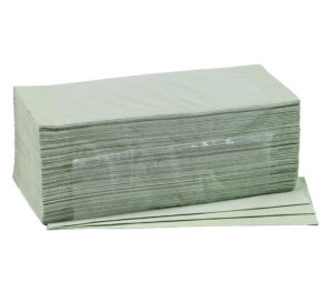 Fripa Falthandtücher VERDE, V-Falz, 1-lagig, grün 25 x 23 cm (5.000er-Pack)
