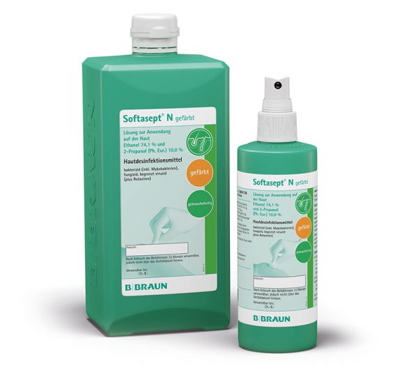 B.Braun Softasept® N gefärbt Hautdesinfektion