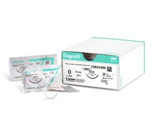 B.Braun Dagrofil grün/weiß Nahtmaterial, nicht resorbierbar (36er-Pack)