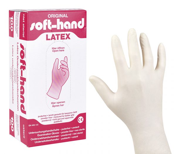 soft-hand Latex-Untersuchungshandschuhe