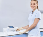 Melag Arbeitstische für MELAseal Siegelgeräte 300 / Pro (Anwendungsbeispiel MELAseal 300 mit Arbeitstisch comfort )