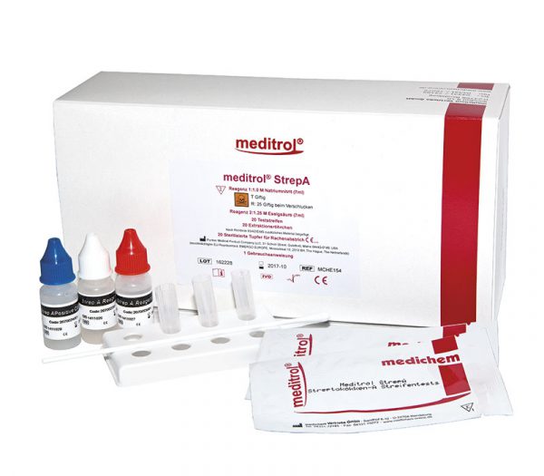 Medichem Meditrol Strep-A Streptokokken Schnelltests