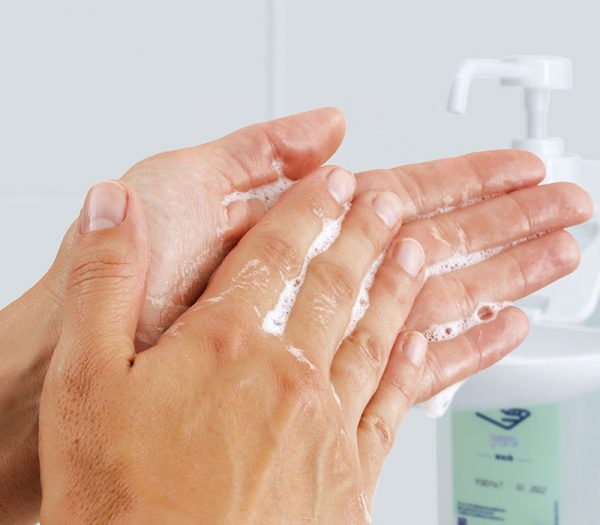 Hartmann Bode Baktolin pure Waschlotion (Anwendungsbeispiel)