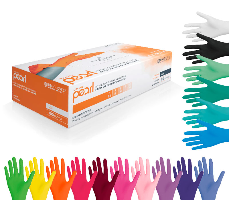 Unigloves Pearl ColorLine Nitril-Handschuhe Unigloves Pearl ColorLine Nitril-Handschuhe