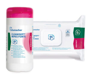 Dr. Schumacher Cleanisept Wipes forte Flächen-Schnelldesinfektion