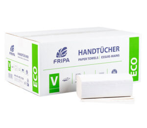 Fripa Eco Falthandtücher, V-Falz, 2-lagig
