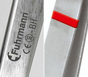 Fuhrmann Einmal-Instrument Splitter-Pinzetten – Detailansicht Einmalmarkierung
