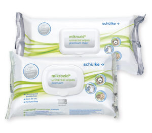Schülke mikrozid universal wipes premium Flächen-Schnelldesinfektion