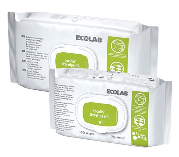 Ecolab Incidin OxyWipe NG Flächen-Desinfektionstücher