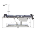 ergoline ergoselect 10 Halbliege-Ergometer – Abmessungen (Seitenansicht)