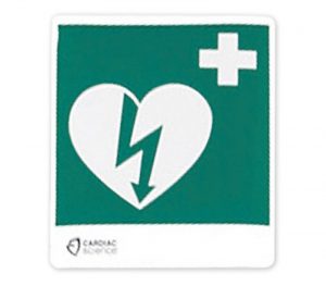 Cardiac Science AED-Hinweisschild