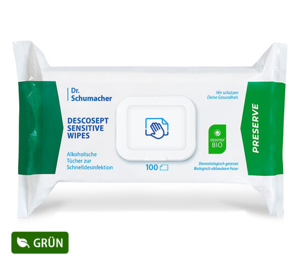 Dr. Schumacher Descosept Sensitive Wipes Flächen-Desinfektionstücher