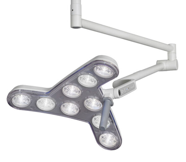 Derungs TRIANGO 100-1 LED OP-Leuchte – Detailansicht Leuchtenkörper