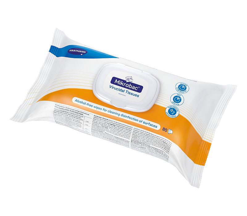 Hartmann Bode Mikrobac Virucidal Tissues Flächen-Schnelldesinfektion Hartmann Bode Mikrobac Virucidal Tissues Flächen-Schnelldesinfektion