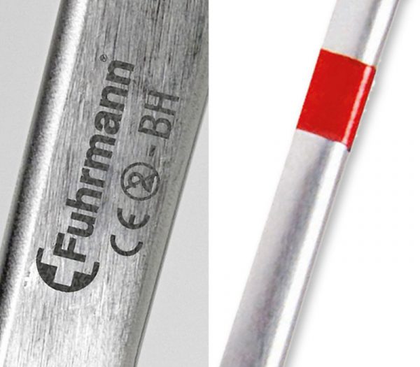 Fuhrmann Pean-Klemmen Einmal-Instrumente – Detailansicht Einmalmarkierungen