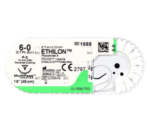 Ethicon Ethilon schwarz, Nadel/Faden, nicht resorbierbar