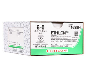 Ethicon Ethilon schwarz, Nadel/Faden, nicht resorbierbar