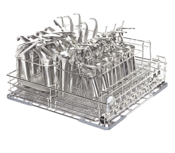Melag MELAtherm 10 Evolution RDG – Beladungsmuster Gynäkologie-Set (Anwendungsbeispiel)