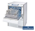 Melag MELAtherm 10 Evolution RDG mit Gynäkologie-Set – geöffnete Ansicht (Anwendungsbeispiel mit Beladungsmuster)