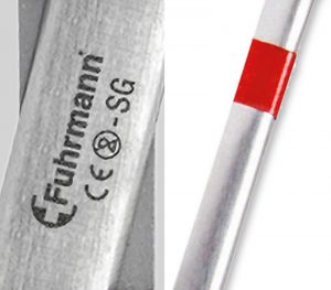 Fuhrmann Backhaus-Klemmen Einmal-Instrumente – Detailansicht Einmalmarkierung Metallinstrumente