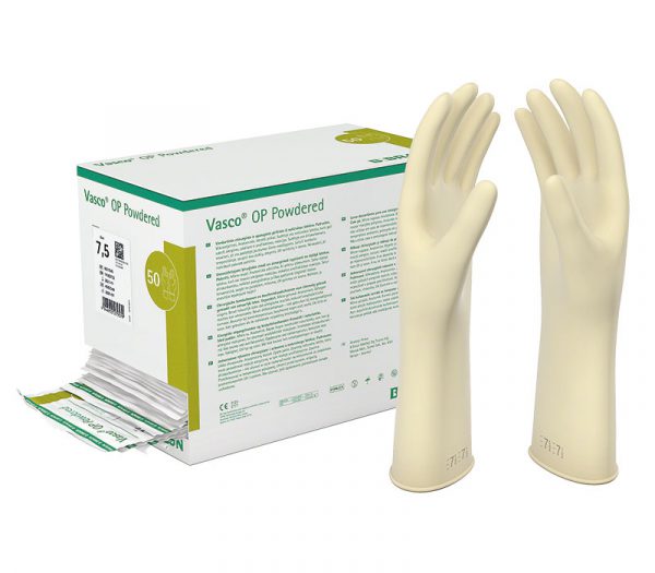 B.Braun Vasco® OP Powdered Sterile Latex OP-Handschuhe