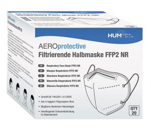 HUM AeroProtective Filtrierende Halbmaske FFP2