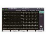 Nihon Kohden ECG-3350 cardiofax M 6/12-Kanal-EKG – Bildschirmansicht