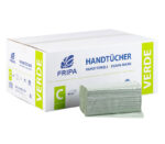 Fripa Falthandtücher VERDE, C-Falz, 1-lagig, grün 25 x 33 cm (3.600er-Pack)