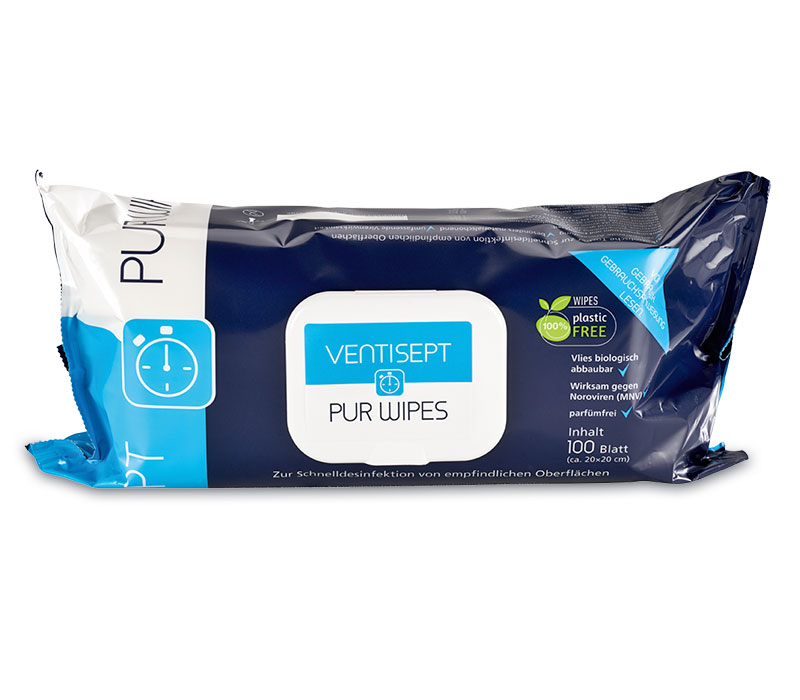 ventisept pur wipes Flächen-Desinfektionstücher ventisept pur wipes Flächen-Desinfektionstücher