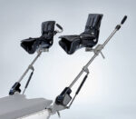 Schmitz Beinhalter UniLeg für DIAMOND / mobilis OP-Tische – Ausführung ohne Peroneusschutz (Anwendungsbeispiel)