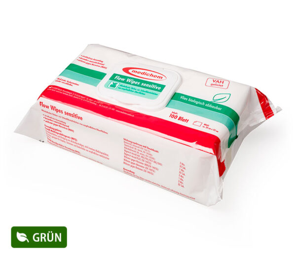 Medichem Flow Wipes sensitive Desinfektionstücher