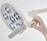 Derungs TRIANGO FOKUS 60-1 LED OP-Leuchte – Detailansicht Bedienfeld (Anwendungsbeispiel)