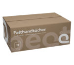 Falthandtücher, V-Falz, 2-lagig, hochweiß 25 x 23 cm (3.200er-Pack)