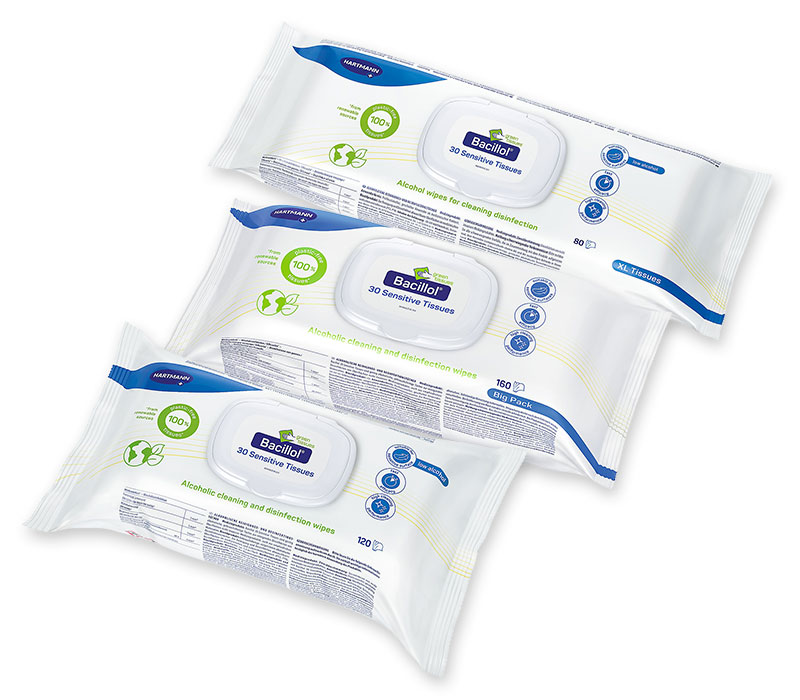 Hartmann Bacillol 30 Sensitive Green Tissues Hartmann Bacillol 30 Sensitive Green Tissues