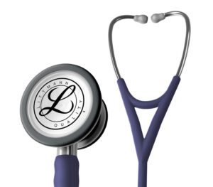 3M Littmann Cardiology IV Satin Finish Stethoskop - Bruststück: Edelstahl, Schlauch: Mitternachtsblau