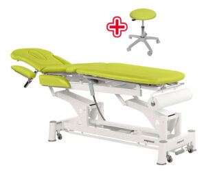 Ecopostural C5531 Multifunktionsliege, 4-teilig, elektromotorische Höhenverstellung (Anwendungsbeispiel)