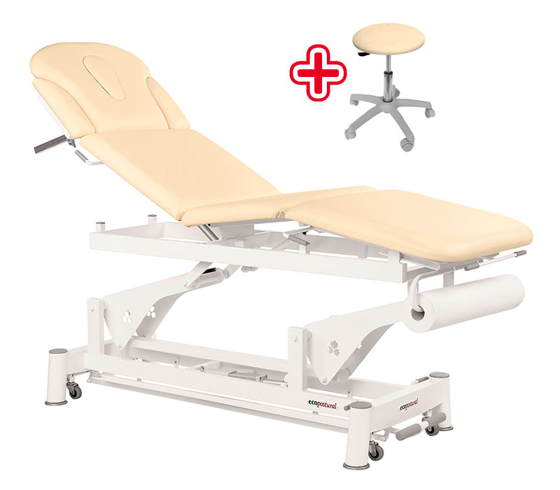 Ecopostural C5579 Therapieliege, 4-teilig, elektromotorische Höhenverstellung (Anwendungsbeispiel) Ecopostural C5579 Therapieliege, 4-teilig, elektromotorische Höhenverstellung (Anwendungsbeispiel)