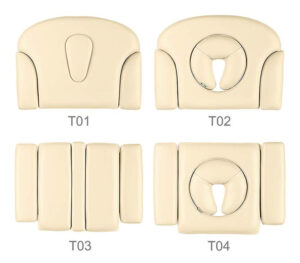 Ecopostural C5543 Therapieliege – Kopfteil-Ausführungen