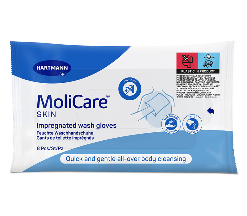 Hartmann Molicare Skin Feuchte Waschhandschuhe (8er-Pack) Hartmann Molicare Skin Feuchte Waschhandschuhe (8er-Pack)
