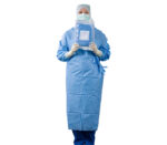 Hartmann Foliodress gown Blue Reinforced OP-Mantel