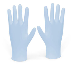 B.Braun Vasco Coats light blue Nitril Untersuchungshandschuhe