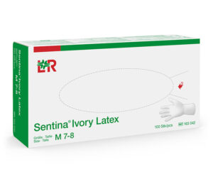 Lohmann & Rauscher Sentina Ivory Latex Untersuchungshandschuhe