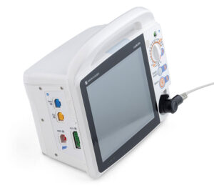 Nihon Kohden Cardiolife TEC-1021 Defibrillator (Anwendungsbeispiel mit Einmalelektroden)