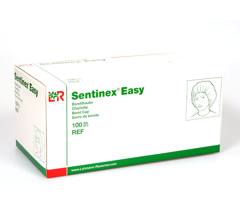 Lohmann & Rauscher Sentinex Easy Baretthauben (100er-Pack) Lohmann & Rauscher Sentinex Easy Baretthauben (100er-Pack)