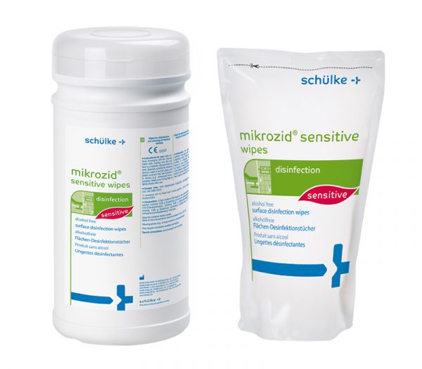 Schülke mikrozid sensitive wipes Flächen-Schnelldesinfektion