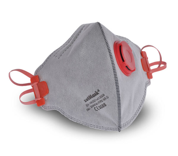 ZVG zetMask FFP2 NR D Feinstaubfiltermaske mit Ventil (10 x 15er-Pack)