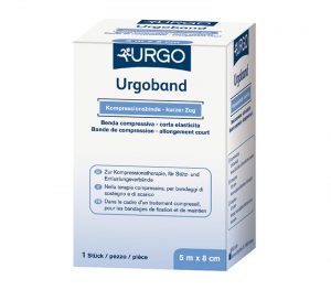 Urgo Urgoband Kompressionsbinde mit kurzem Zug