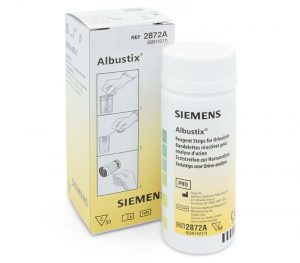 Bayer Albustix Urin-Teststreifen