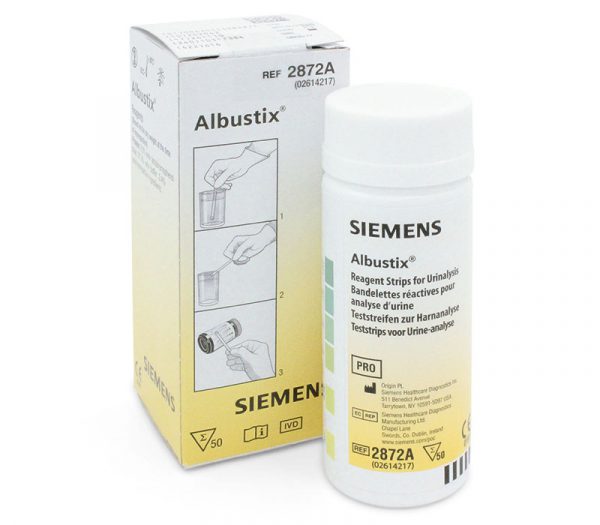 Bayer Albustix Urin-Teststreifen